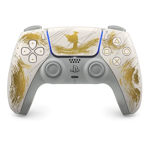 Controle sem fio DualSense Edição Limitada Ouro Ghost of Ytei - PlayStation 5